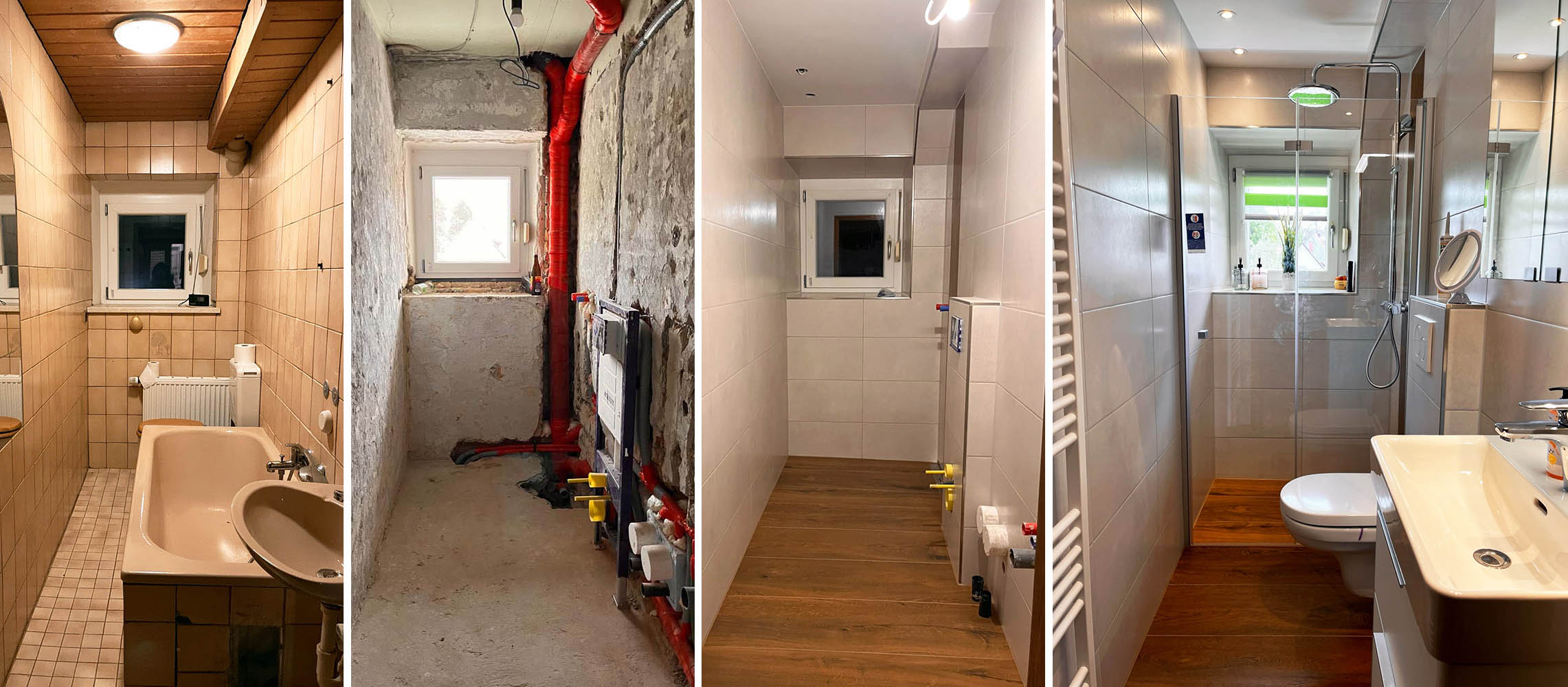 Badsanierung in vier Schritten
